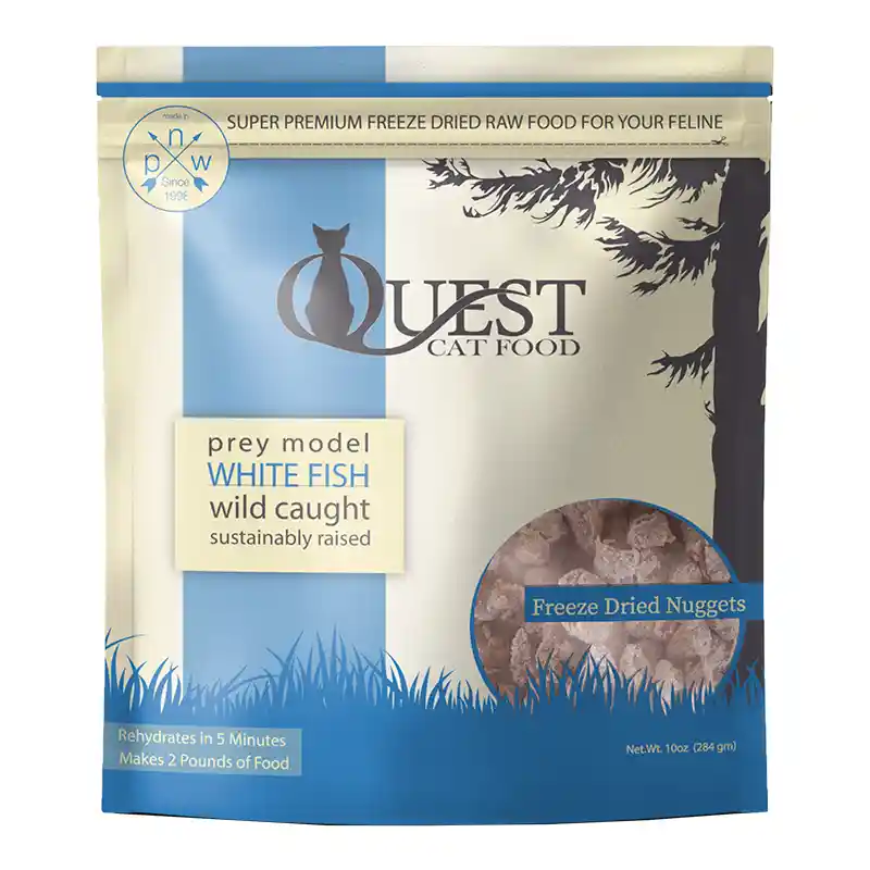 Steve's Real Food Quest Cat Freeze-Dried Whitefish 10oz